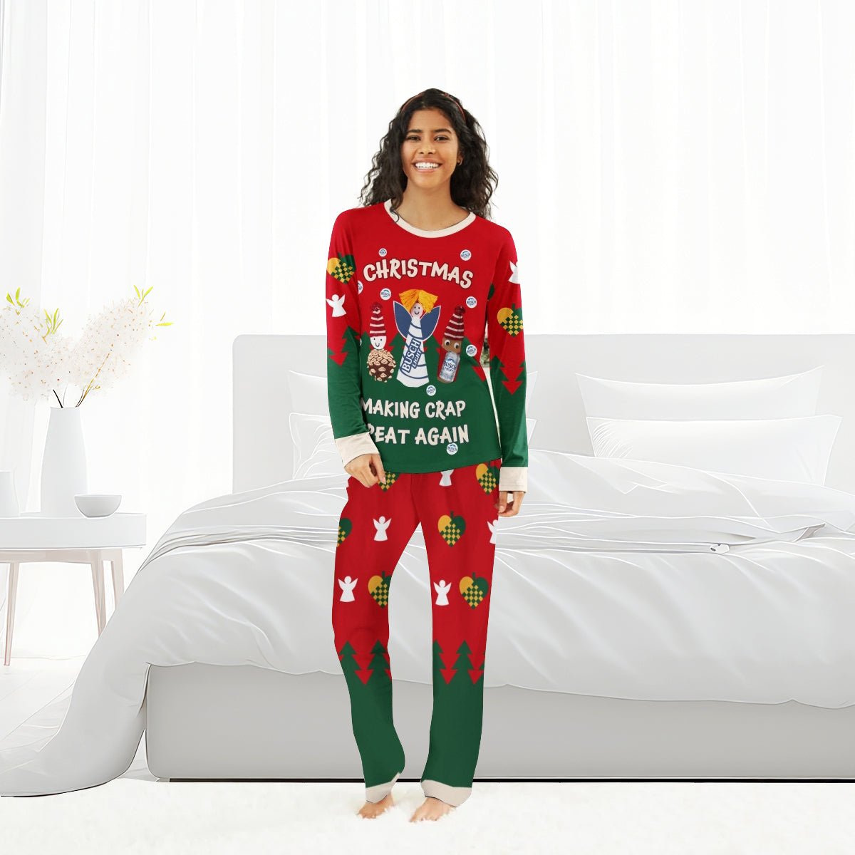 Busch Light Making Christmas Great Again Family Pajamas Set - Flexiquor.com