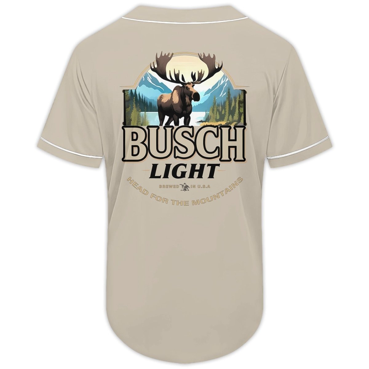 Busch Light Reindeer Baseball Jersey - Flexiquor.com