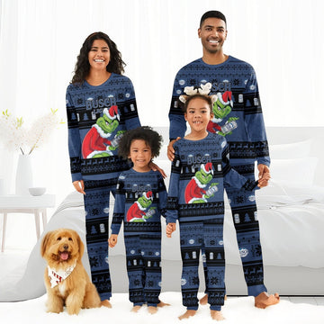 Busch Light Santa Grinch Family Pajamas Set - Flexiquor.com
