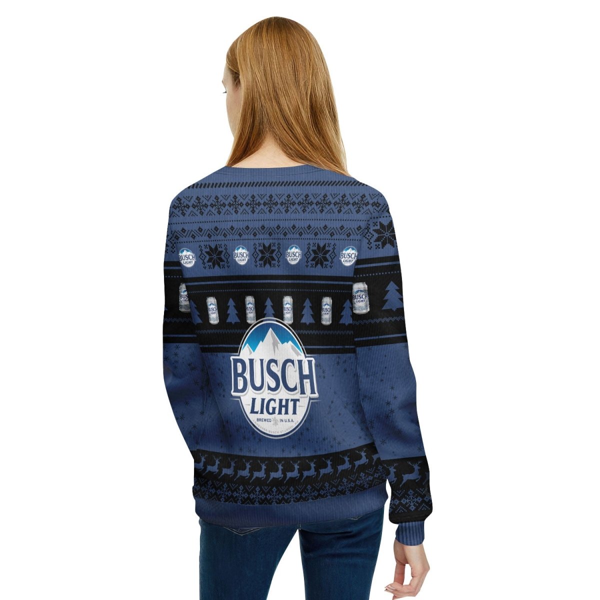 Busch Light Santa Grinch Ugly Sweater - Flexiquor.com