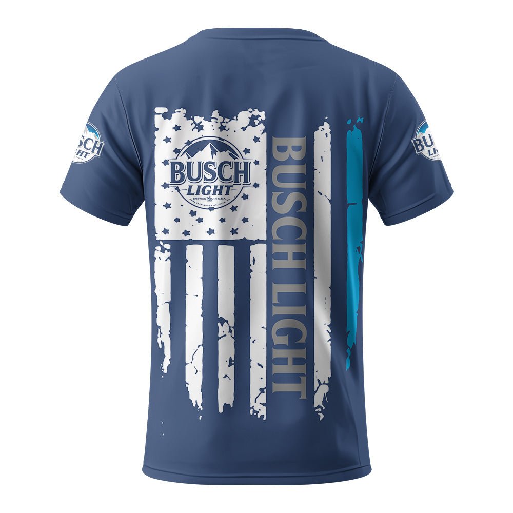 Busch Light Skull T-Shirt - Flexiquor.com