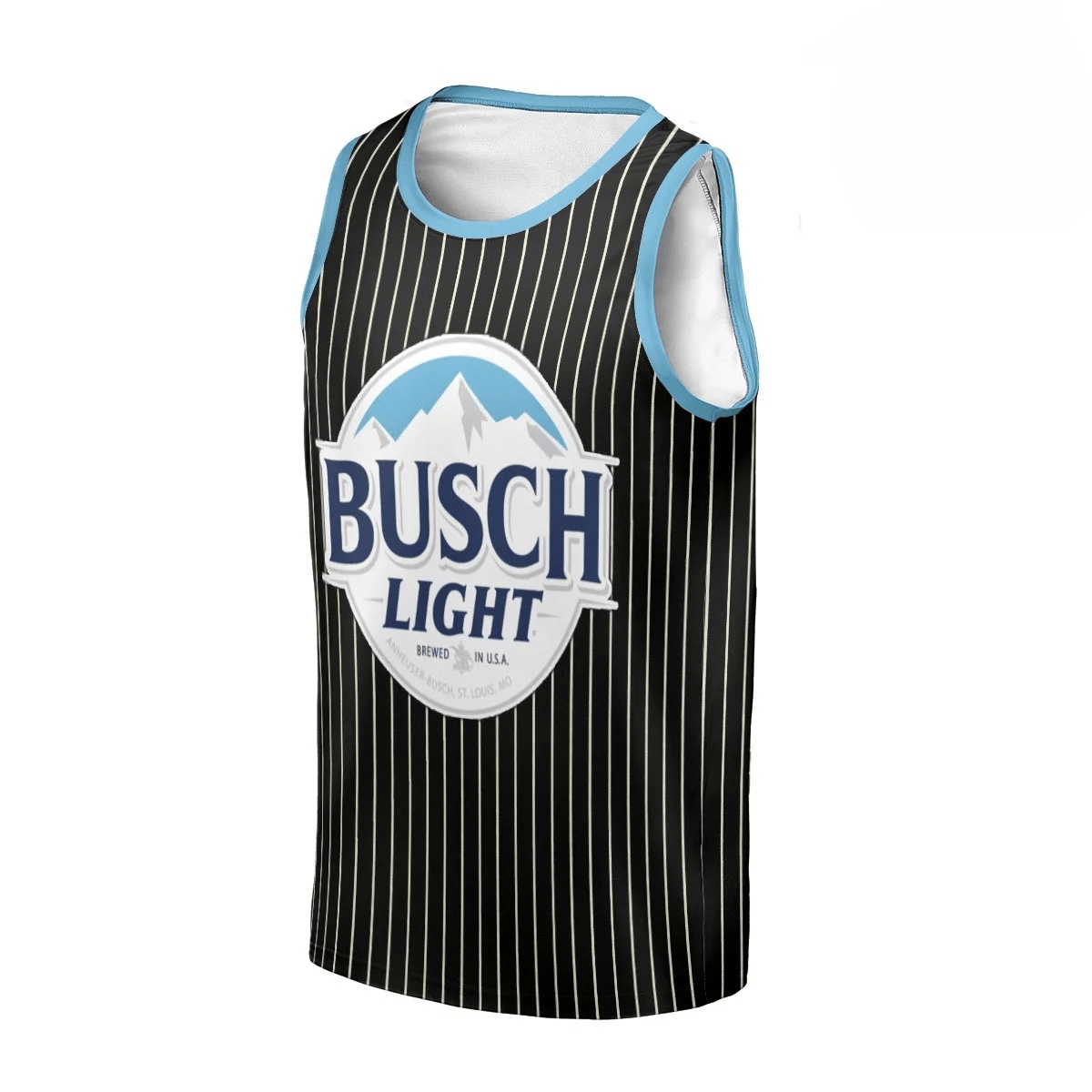 Busch Light Striped Men's Tank Top - Flexiquor.com