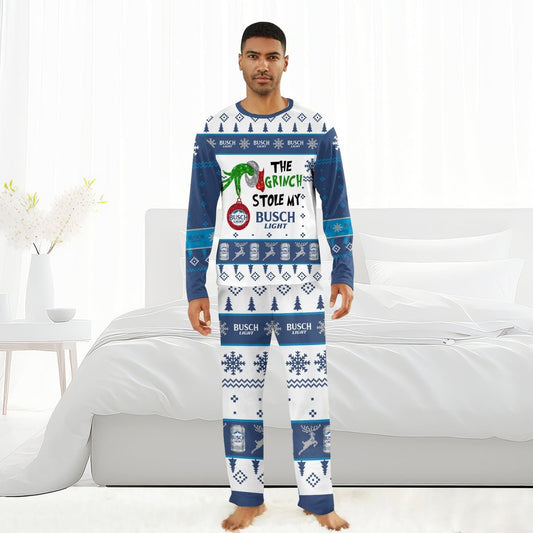 Busch Light The Grinch Stole Family Pajamas Set - Flexiquor.com