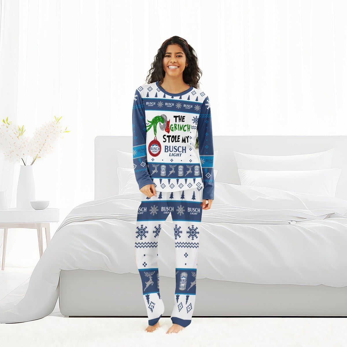 Busch Light The Grinch Stole Family Pajamas Set - Flexiquor.com