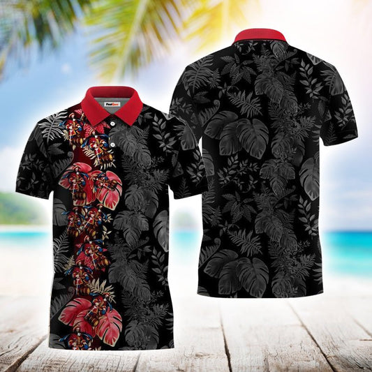 Captain Morgan Front Stripe Polo Shirt - Flexiquor.com