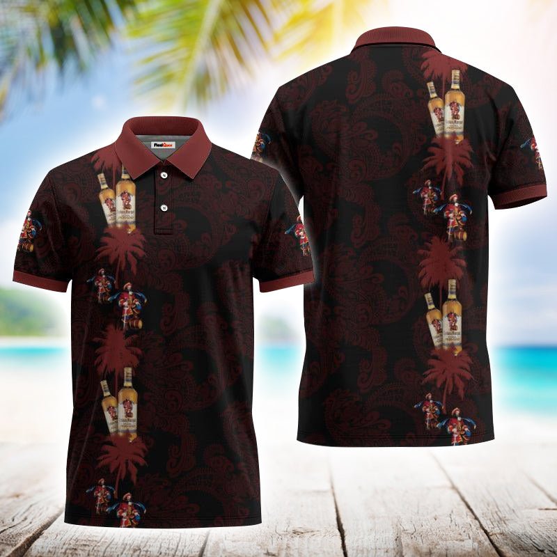 Captain Morgan Stripe Polo Shirt - Flexiquor.com