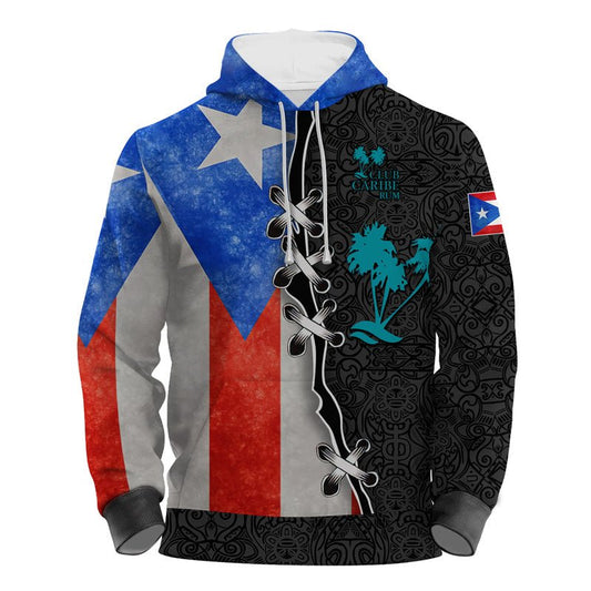 Club Caribe Puerto Rican Hoodie & Zip Hoodie - Flexiquor.com