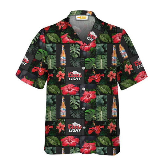 Coor Light Flower Hawaiian Shirt