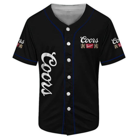 Coors Banquet American Flag Baseball Jersey - Flexiquor.com