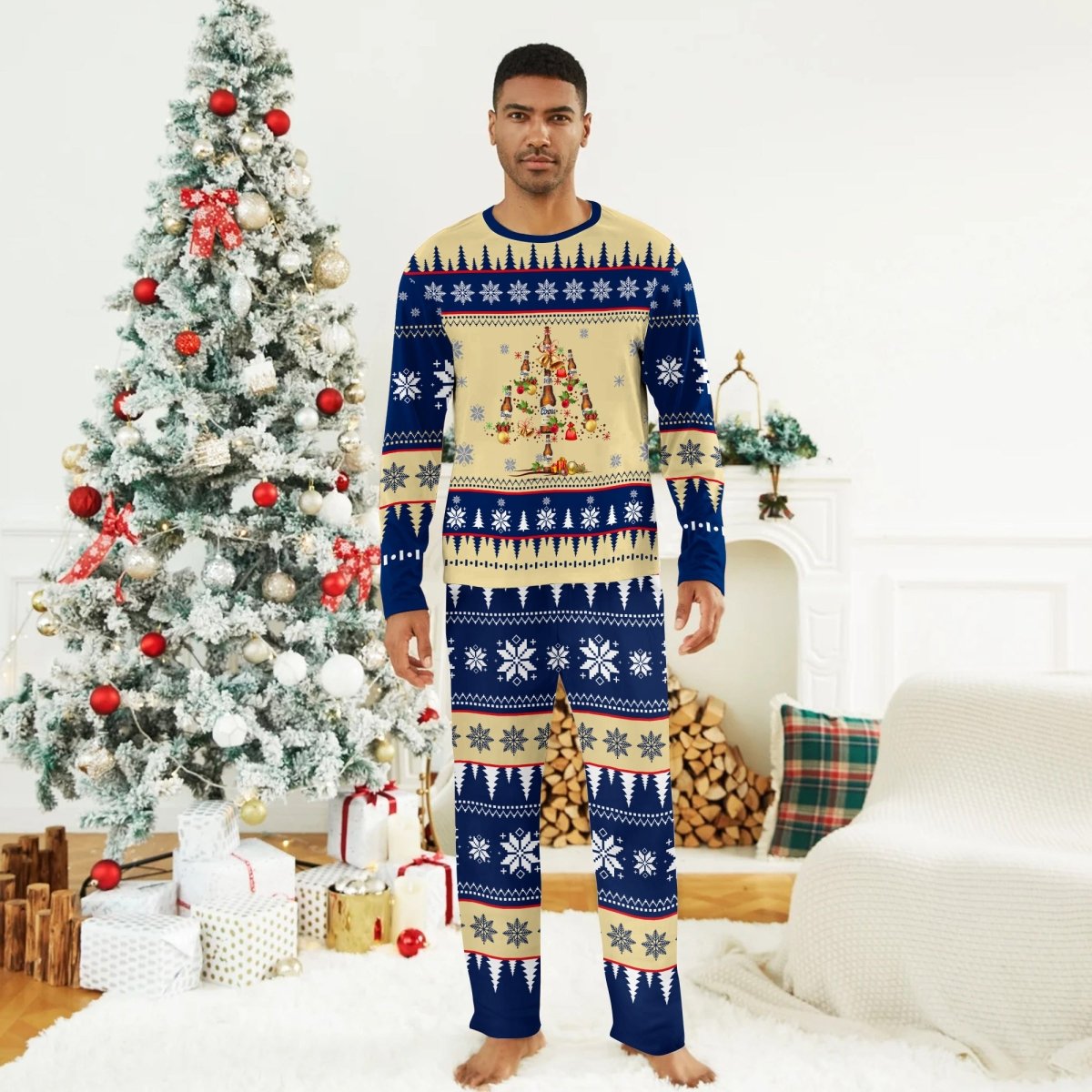 Coors Banquet Christmas Tree Family Pajamas Set - Flexiquor.com