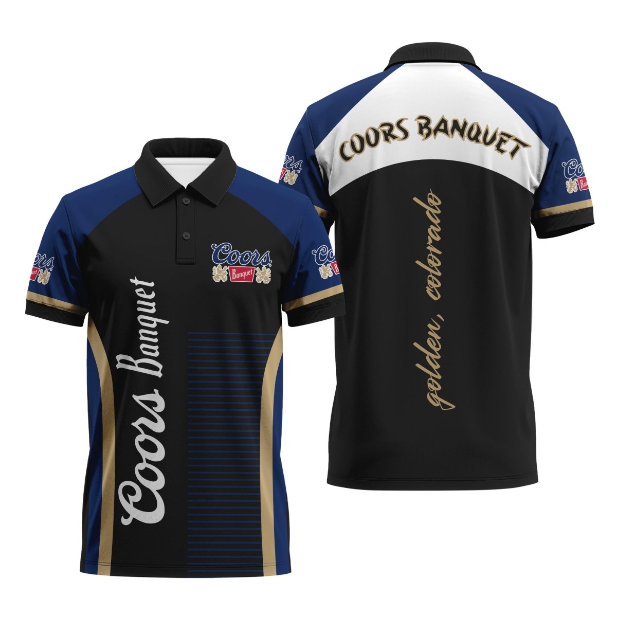 Coors Banquet Golden Colorado Polo Shirt - Flexiquor.com