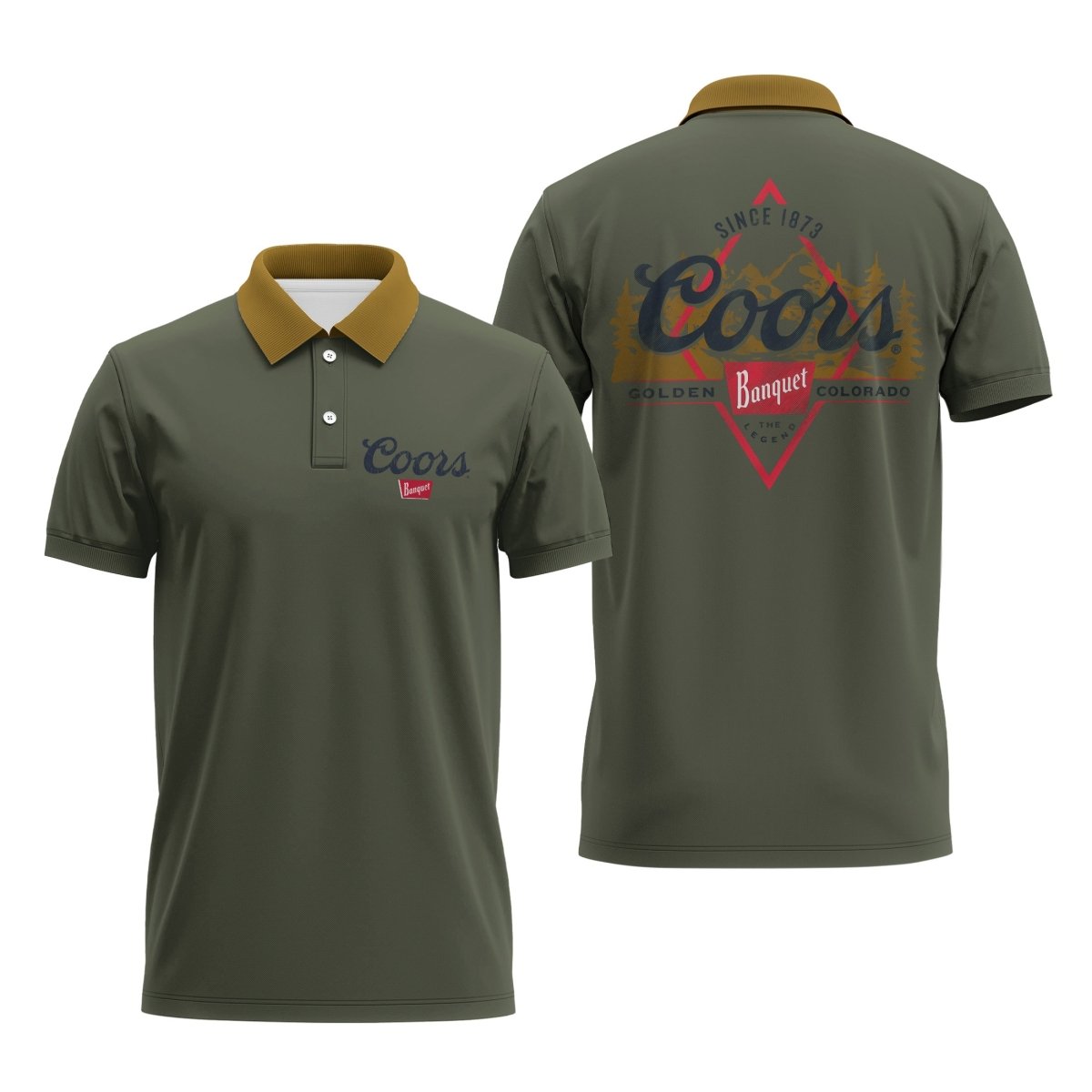 Coors Banquet Golden Colorado Polo Shirt - Flexiquor.com