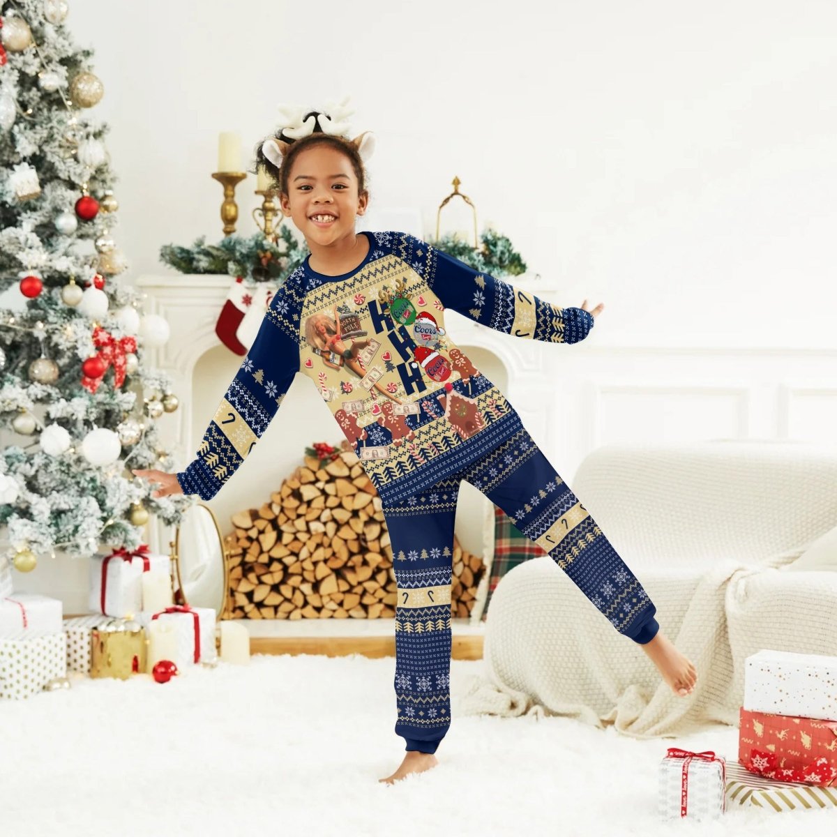 Coors Banquet HoHoHo Family Pajamas Set - Flexiquor.com