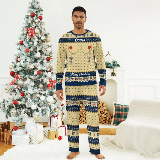 Coors Banquet Merry Chistmas Family Pajamas Set - Flexiquor.com