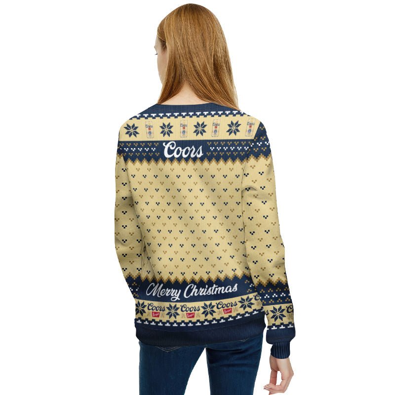 Coors Banquet Merry Christmas Ugly Sweater - Flexiquor.com