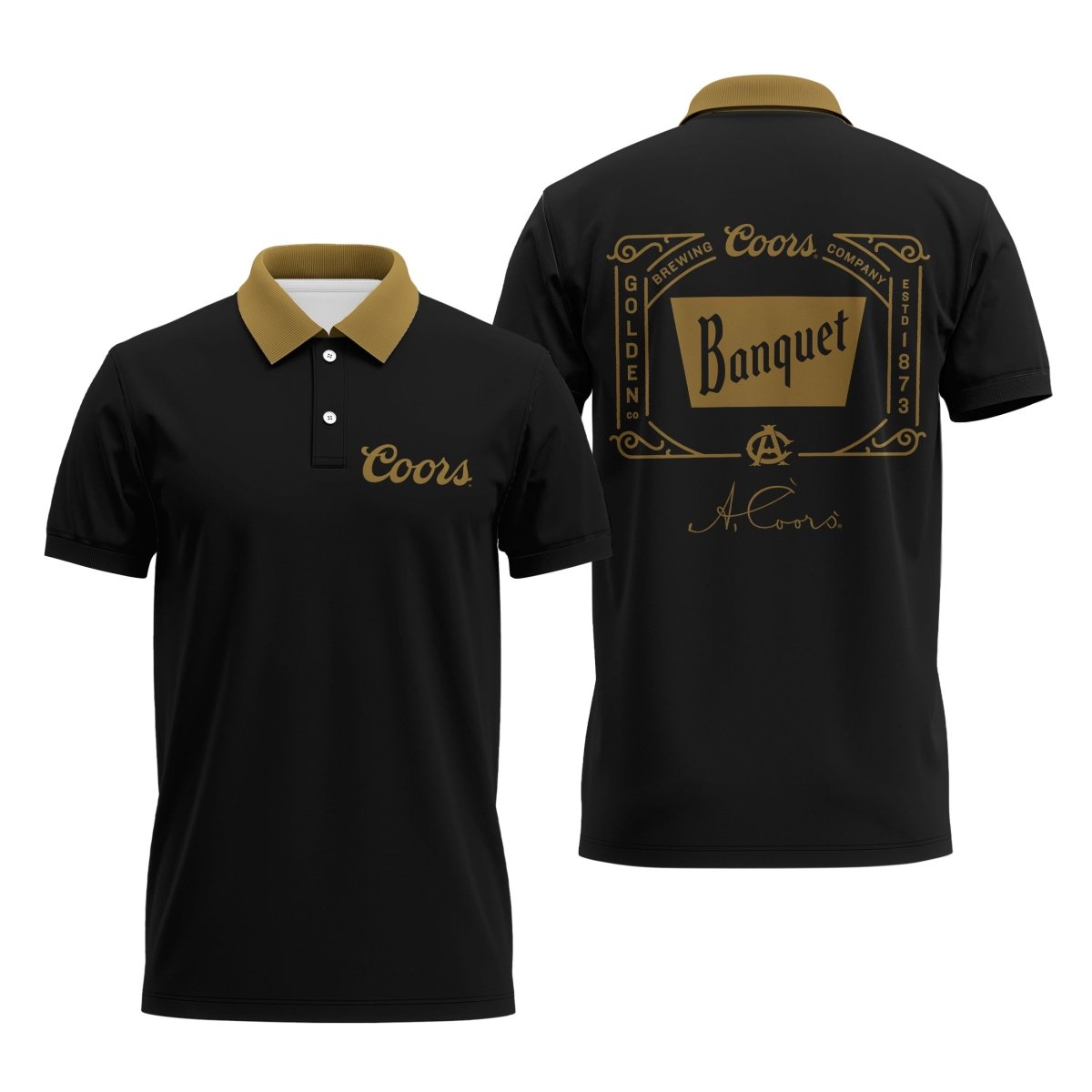 Coors Banquet Polo Shirt - Flexiquor.com