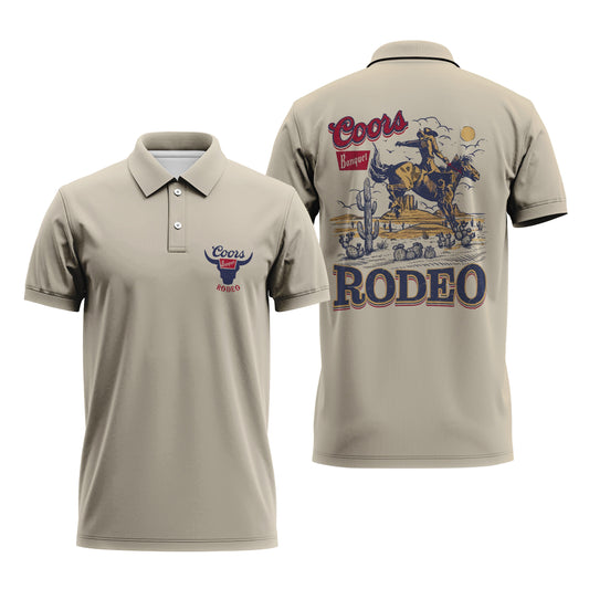 Coors Banquet Rodeo Polo Shirt