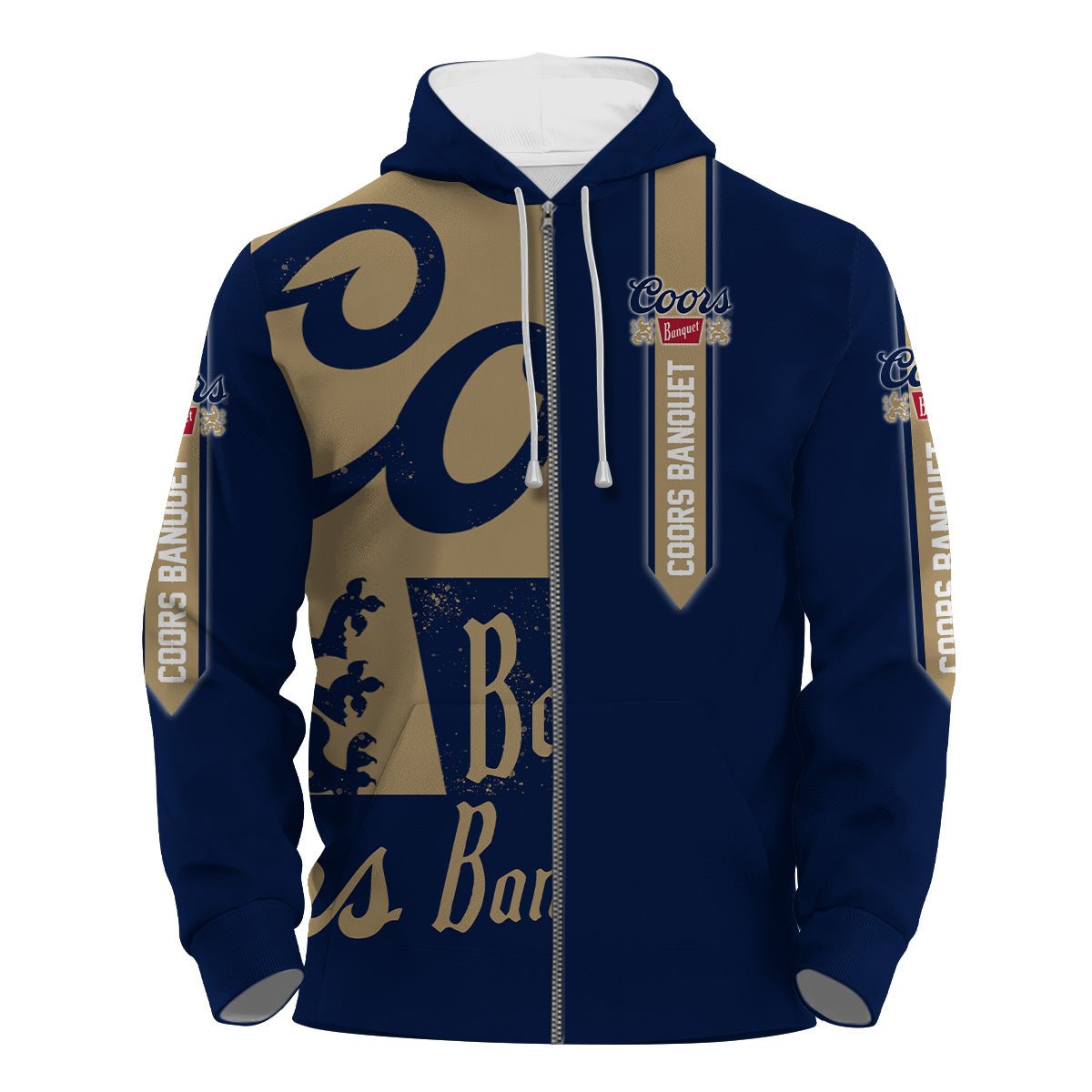 Coors Banquet Royal Crest Hoodie & Zip Hoodie - Flexiquor.com