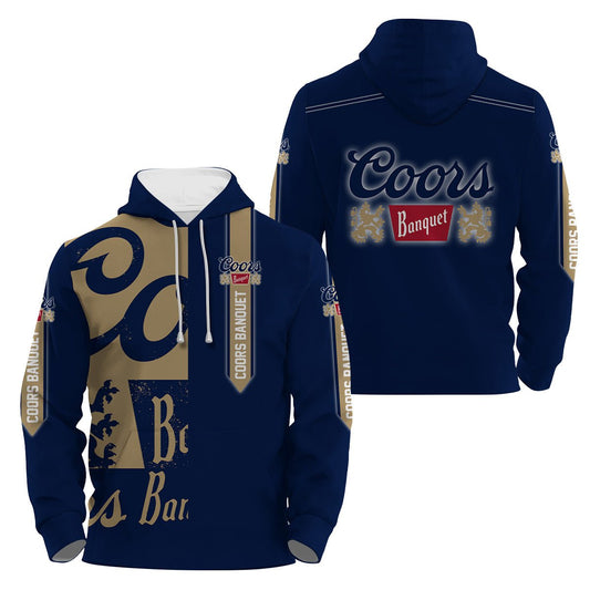 Coors Banquet Royal Crest Hoodie & Zip Hoodie - Flexiquor.com