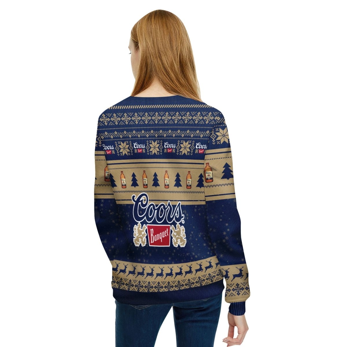 Coors Banquet Santa Grinch Ugly Sweater - Flexiquor.com