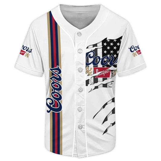 Coors Banquet Scratches Baseball Jersey - Flexiquor.com