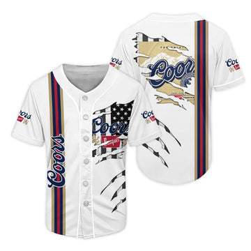 Coors Banquet Scratches Baseball Jersey - Flexiquor.com