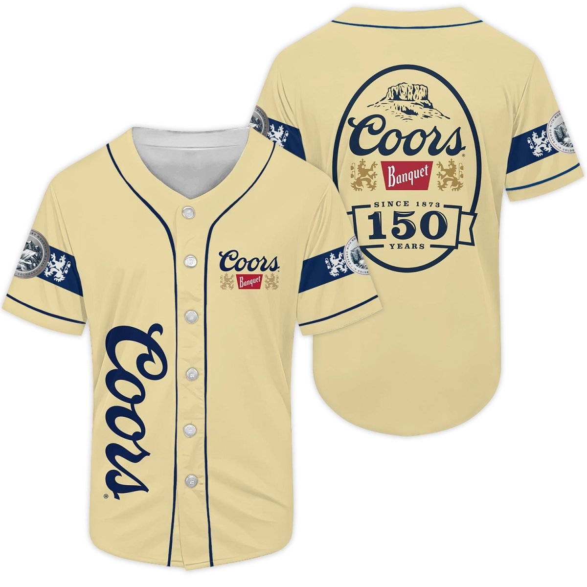 Coors Banquet Since 1873 Baseball Jersey - Flexiquor.com