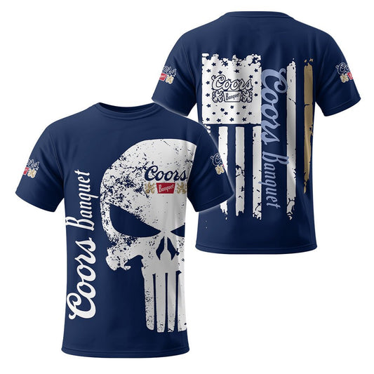 Coors Banquet Skull T-Shirt - Flexiquor.com