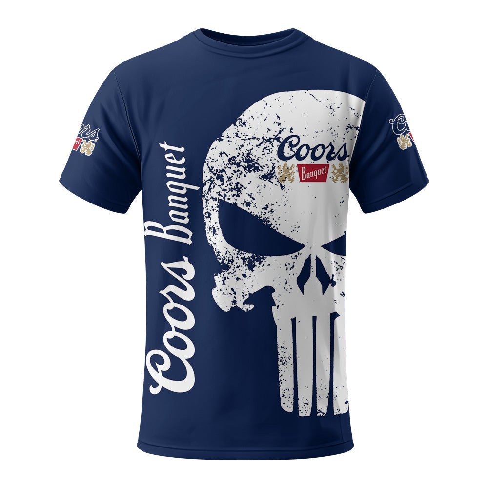 Coors Banquet Skull T-Shirt - Flexiquor.com