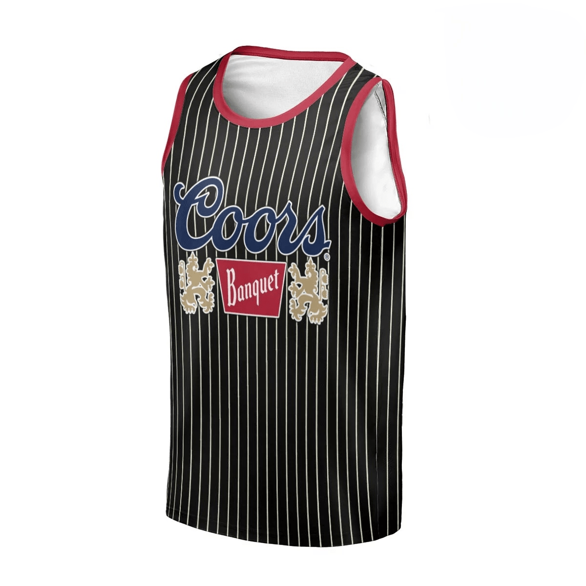 Coors Banquet Striped Men's Tank Top - Flexiquor.com