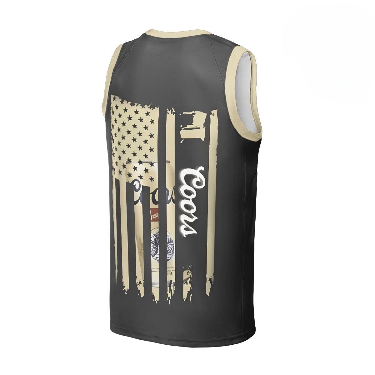 Coors Banquet USA Flag Men's Tank Top - Flexiquor.com