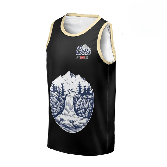 Coors Banquet Vintage USA Flag Men's Tank Top - Flexiquor.com