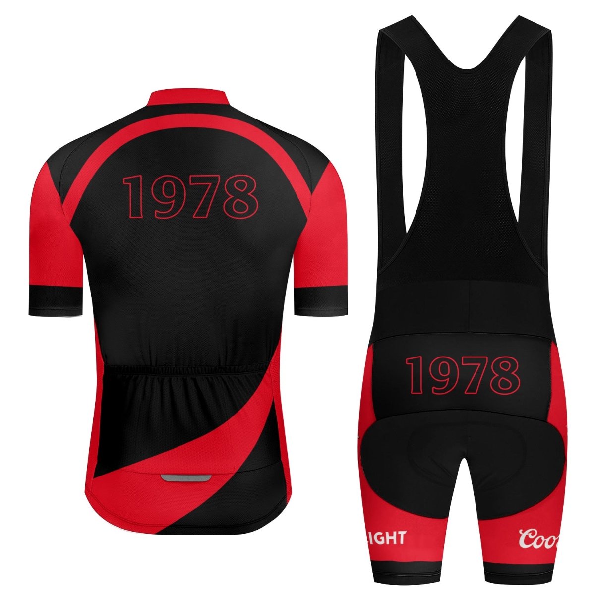 Coors Light 1978 Men's Cycling Jersey Set - Flexiquor.com