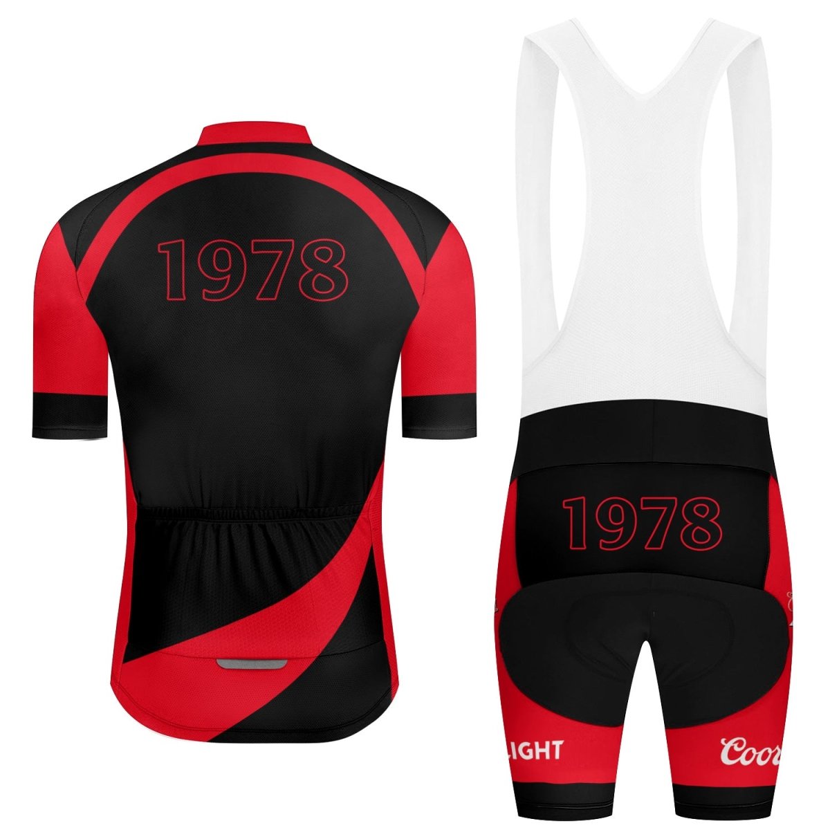 Coors Light 1978 Men's Cycling Jersey Set - Flexiquor.com