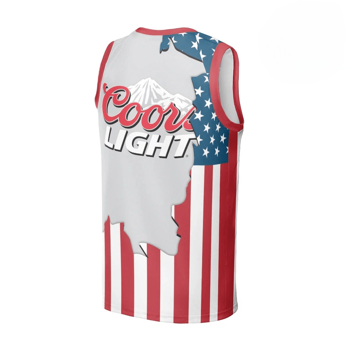 Coors Light American Flag Men's Tank Top - Flexiquor.com