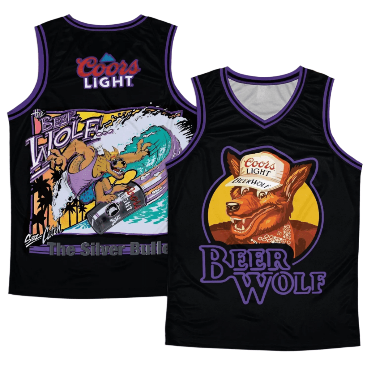 Coors Light Beer Wolf Men's Tank Top - Flexiquor.com