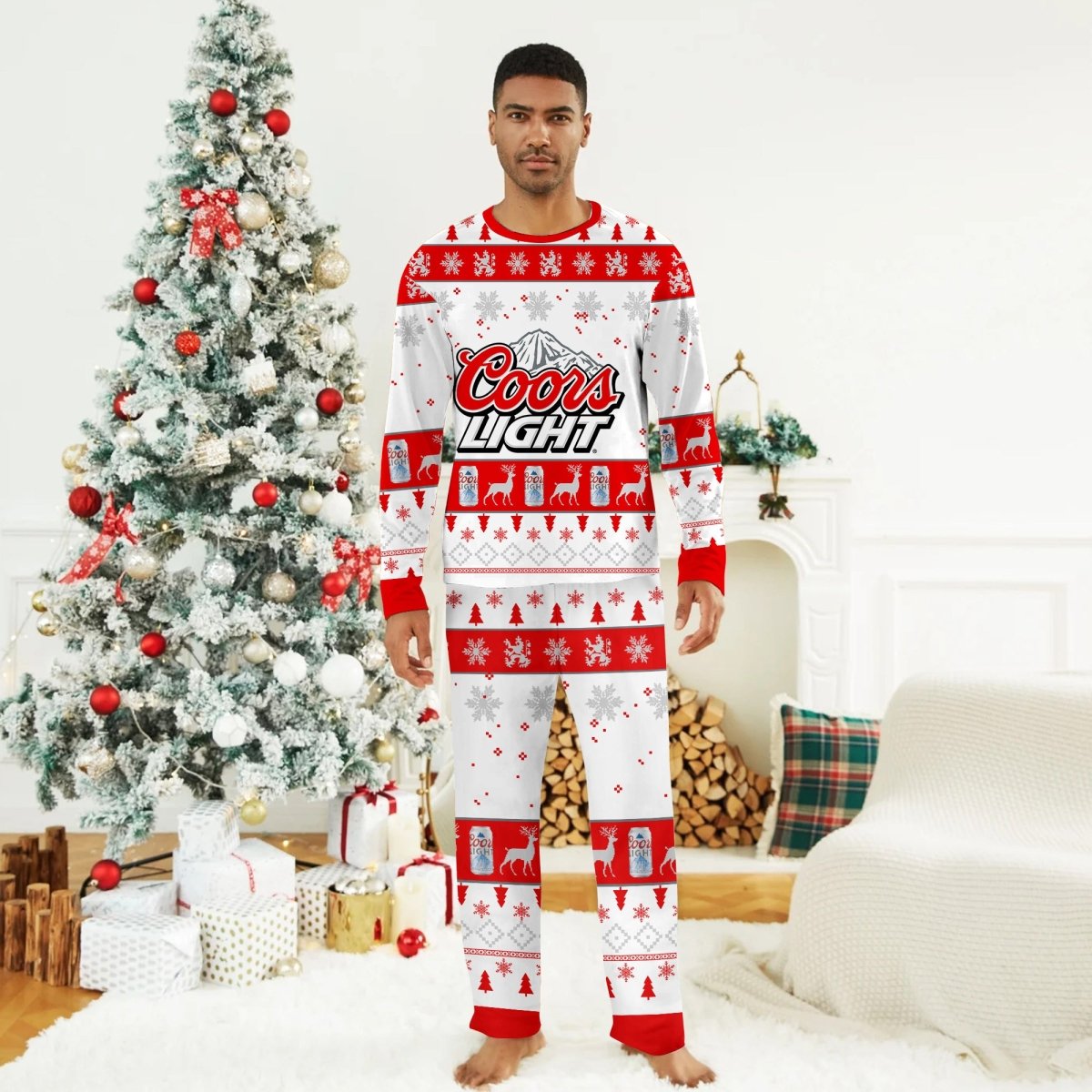 Coors Light Christmas Family Pajamas Set - Flexiquor.com