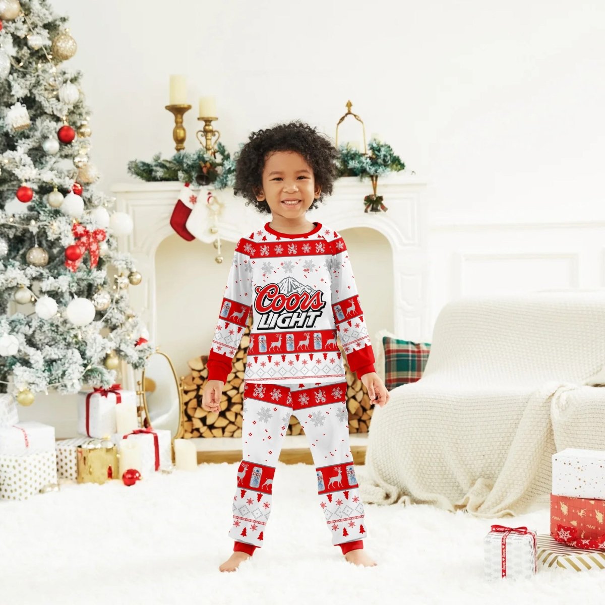 Coors Light Christmas Family Pajamas Set - Flexiquor.com