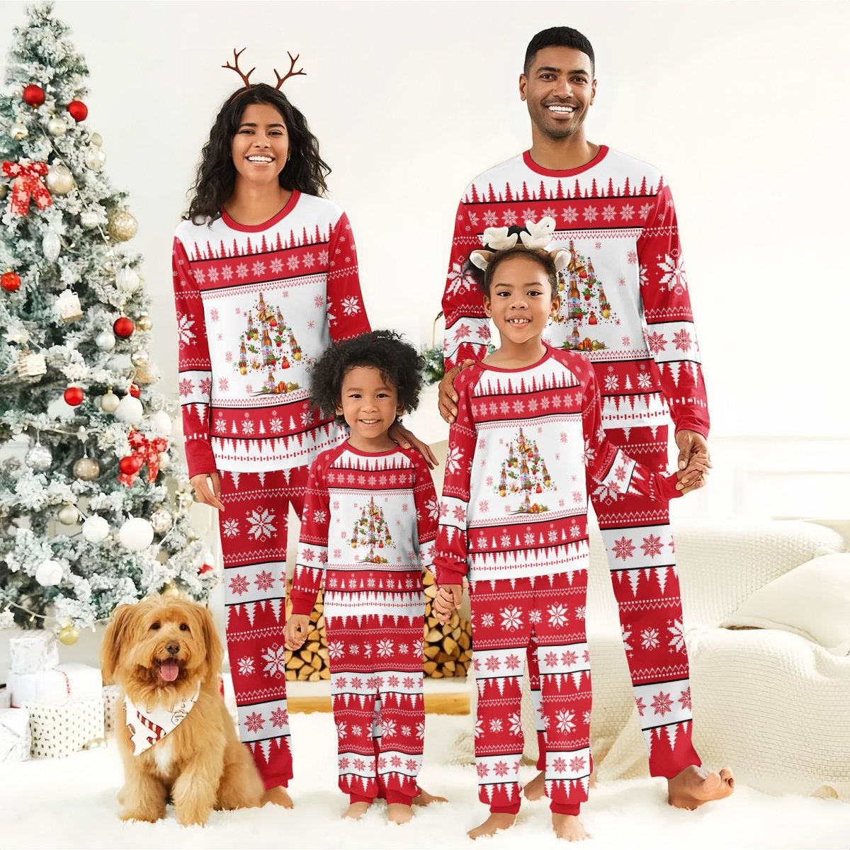 Coors Light Christmas Tree Family Pajamas Set - Flexiquor.com