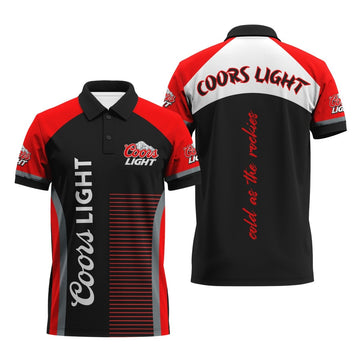 Coors Light Cold As The Rockies Polo Shirt - Flexiquor.com