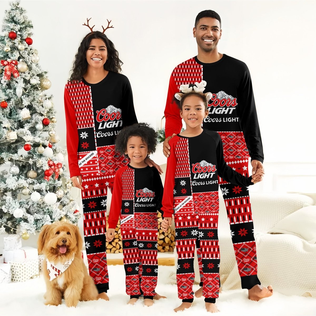 Coors Light Family Pajamas Set - Flexiquor.com