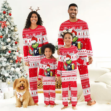 Coors Light Grinch Christmas Family Pajamas Set - Flexiquor.com