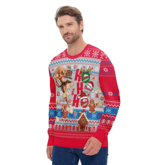 Coors Light HoHoHo Christmas Ugly Sweater - Flexiquor.com