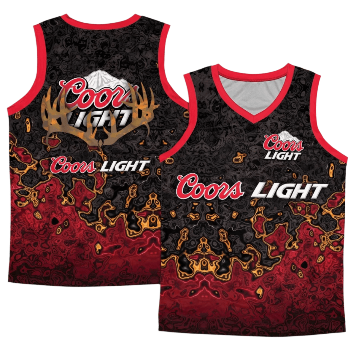 Coors Light Holographic Colorful Men's Tank Top - Flexiquor.com