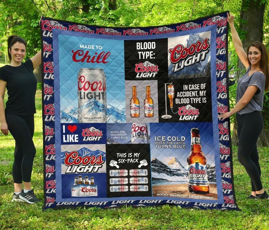 Coors Light Ice Cold Flannel Blanket - Flexiquor.com