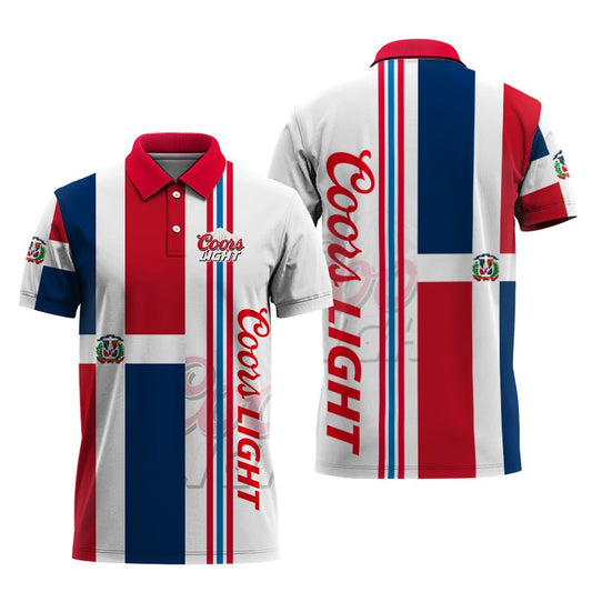 Coors Light Island Nation Polo Shirt - Flexiquor.com