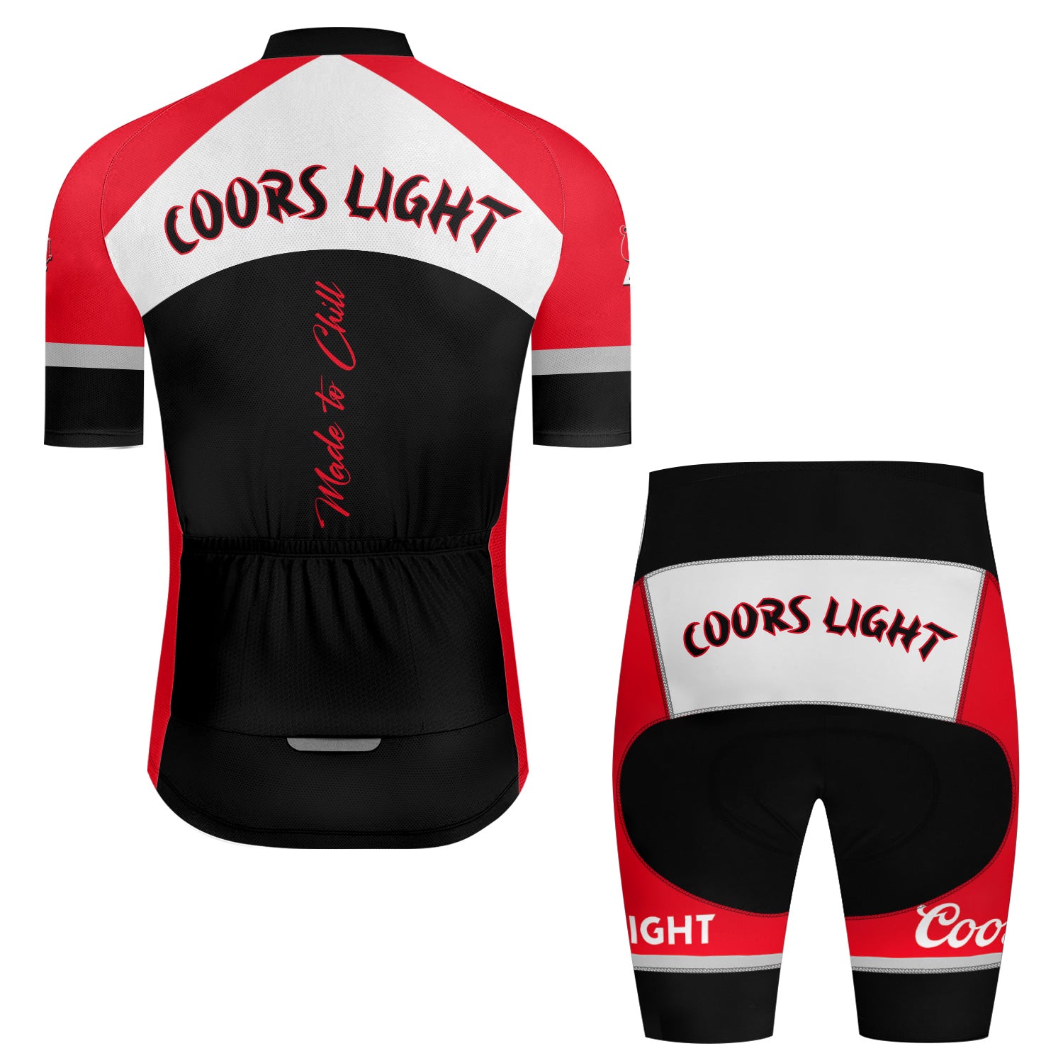 Coors Light Made To Chill Men's Cycling Jersey Set - Flexiquor.com
