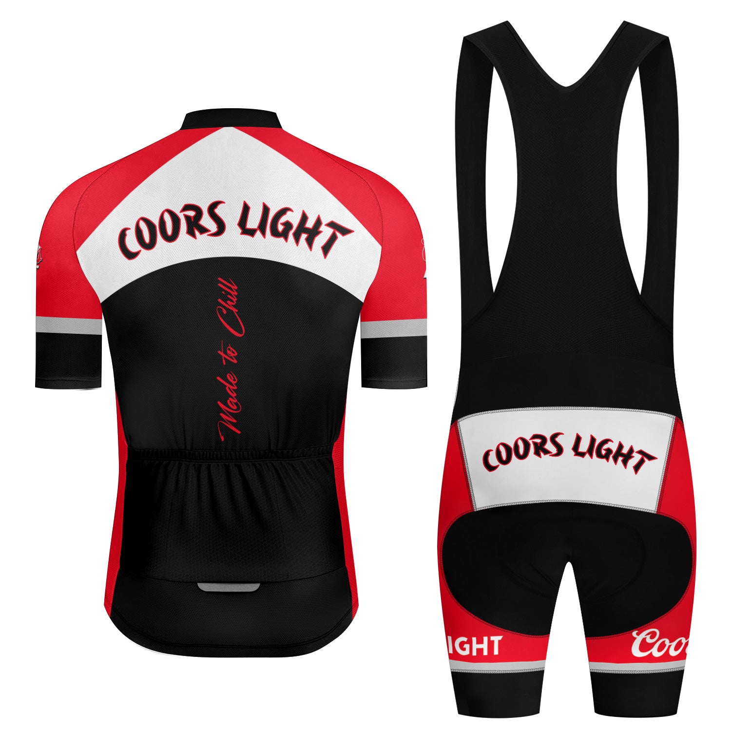 Coors Light Made To Chill Men's Cycling Jersey Set - Flexiquor.com