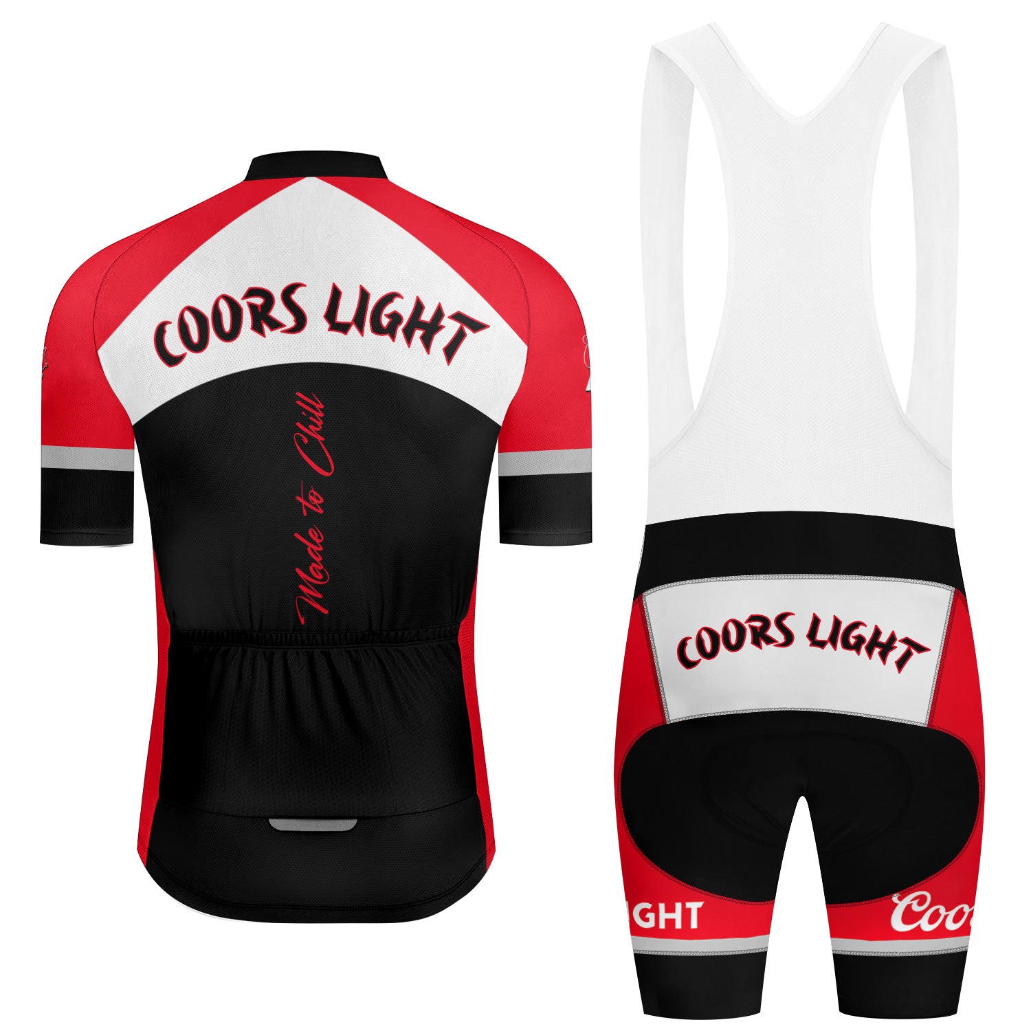 Coors Light Made To Chill Men's Cycling Jersey Set - Flexiquor.com