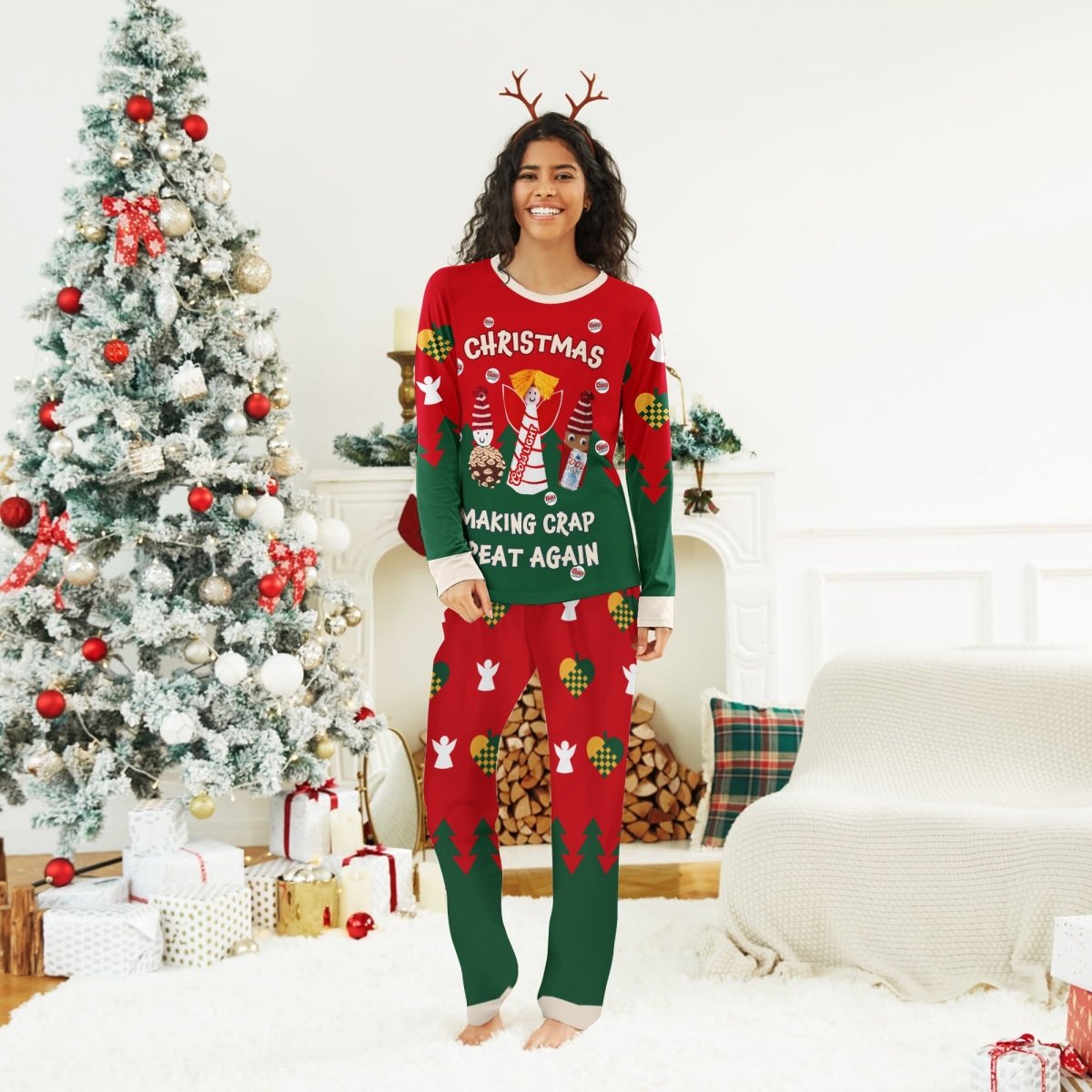 Coors Light Making Christmas Great Again Family Pajamas Set - Flexiquor.com